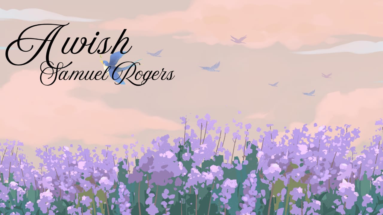 Who is the “pilgrim” referred to here? “A wish”