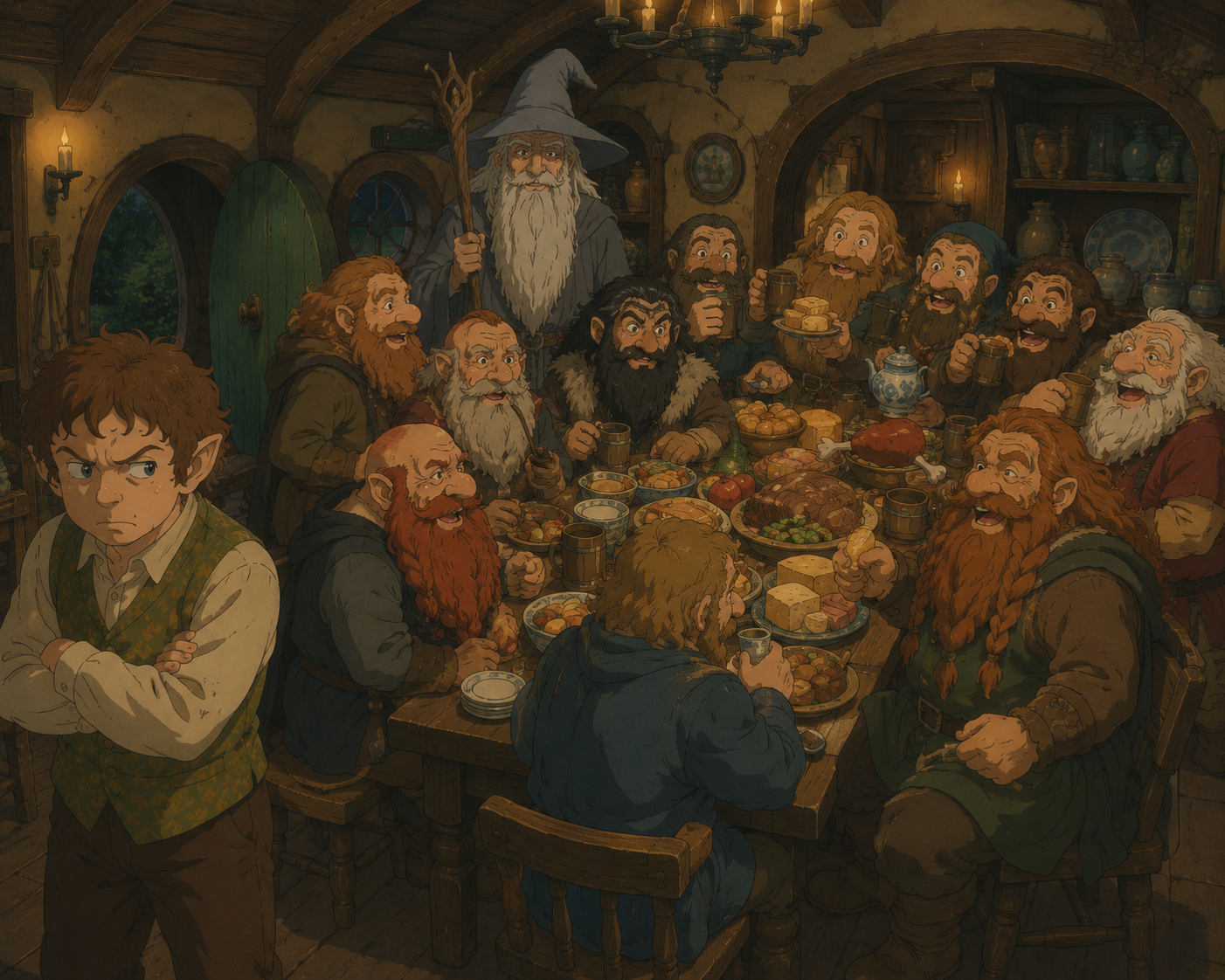 The surprise party
